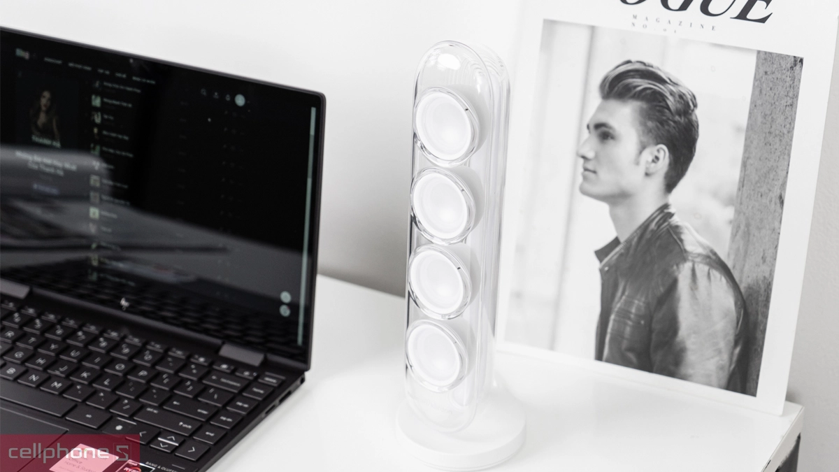 cường độ âm đạt 80dB với dải tần số lớn