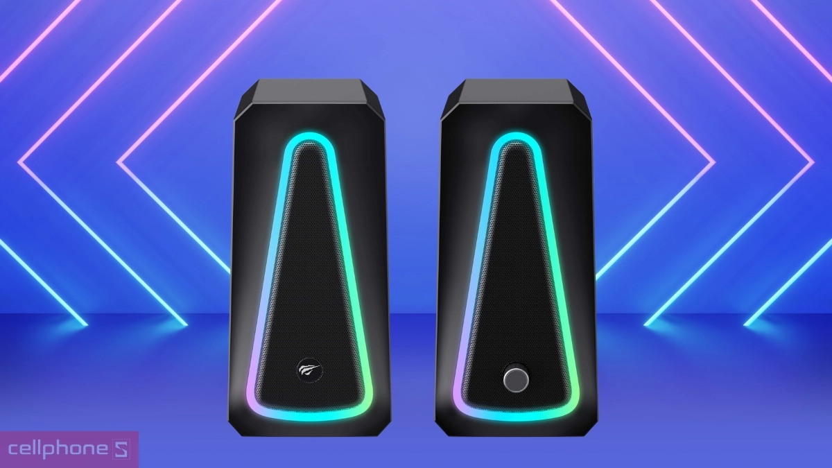 Cổng kết nối của loa vi tính Havit SK208 Pro