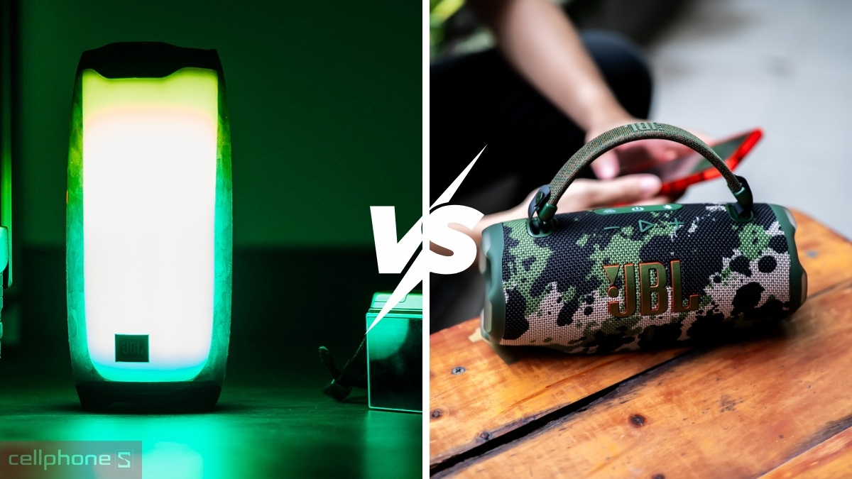 Pulse và Charge có thiết kế khác biệt