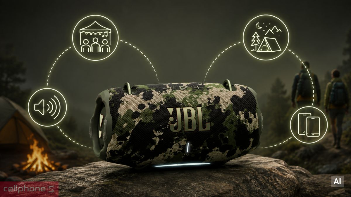 JBL Xtreme– Đáp ứng nhu cầu giải trí linh hoạt