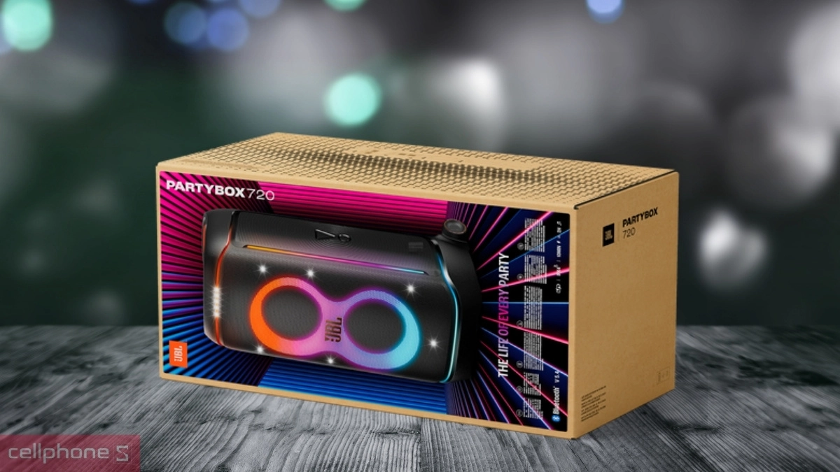 Điều khiển qua JBL PartyBox App JBL PartyBox 720