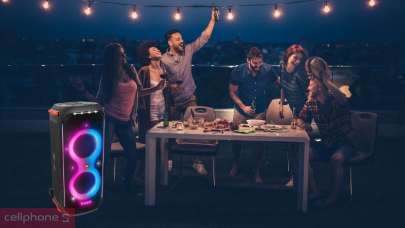 Kháng nước loa bluetooth JBL Partybox 500