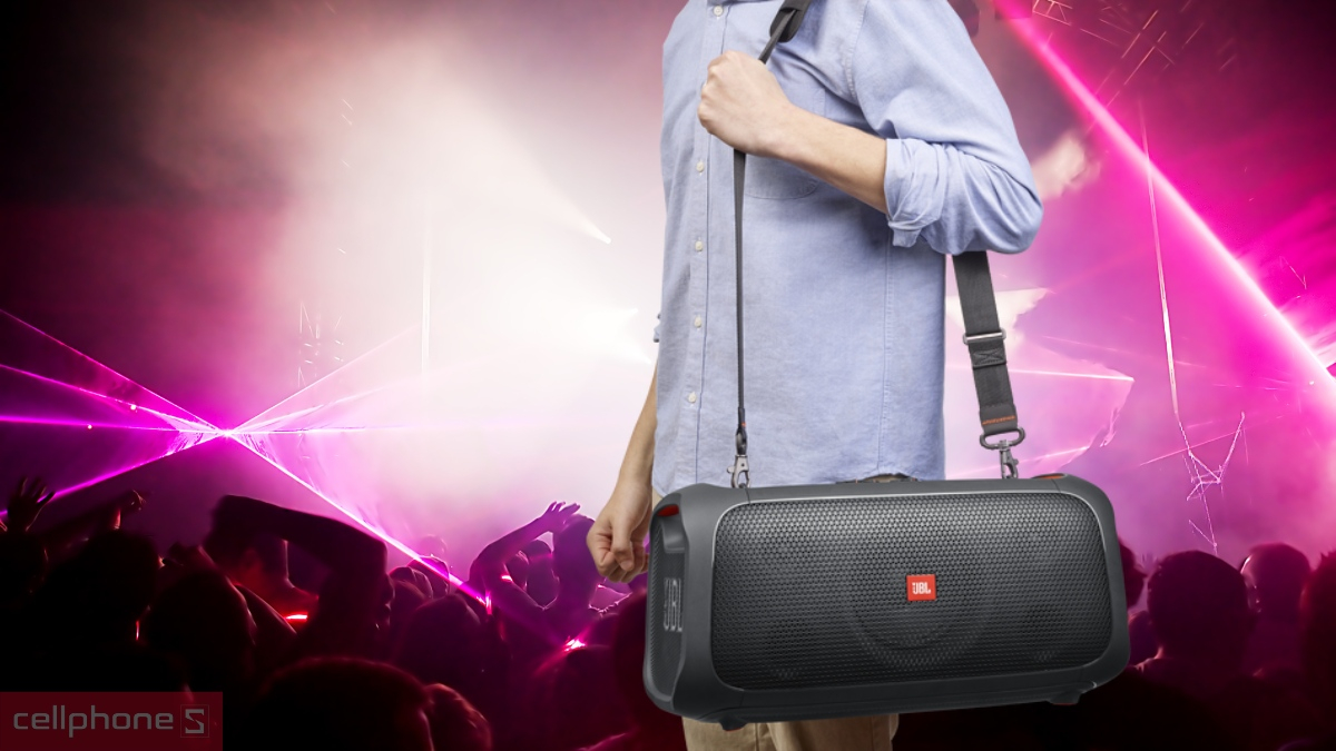 Loa Bluetooth JBL PartyBox OTG sở hữu thiết kế năng động