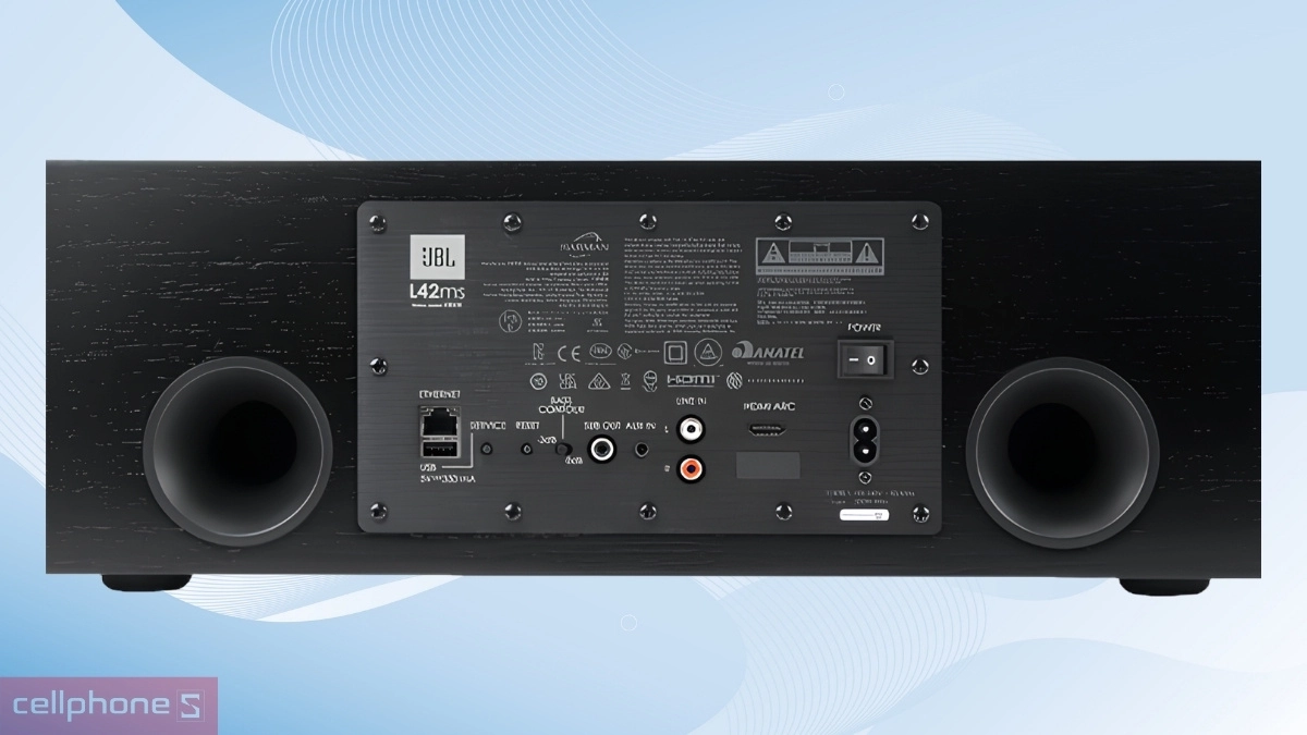 Kết nối đa dạng trên Loa JBL L42ms Music System 200W
