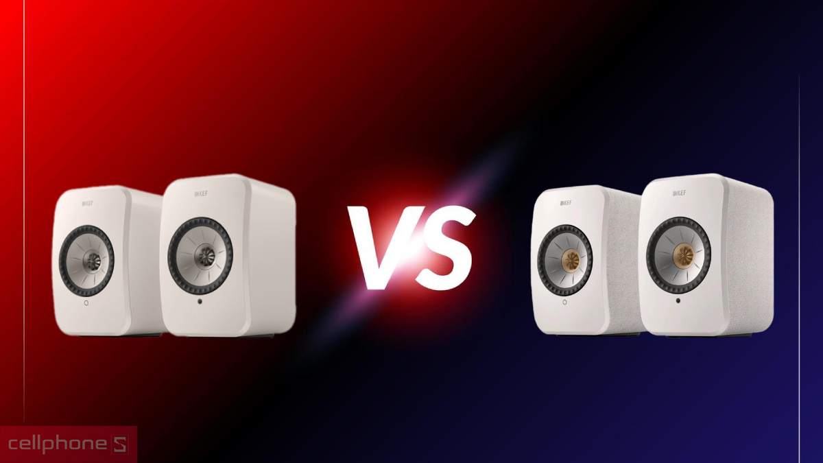 So sánh loa KEF LSX II LT với KEF LSX II
