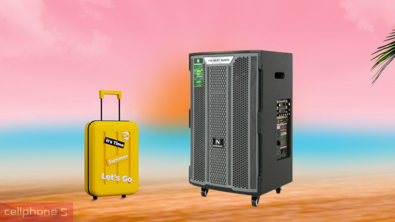 Thời lượng pin của loa kéo Karaoke Nanomax X-2000