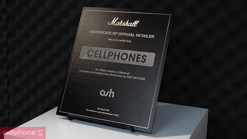 CellphoneS nhận giải đối tác kinh doanh xuất sắc của Marshall