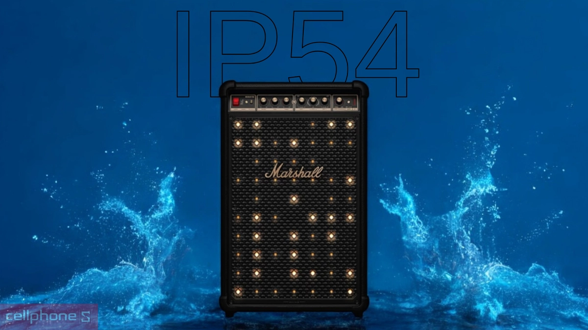 Chuẩn IP54 giúp loa hoạt động ổn định