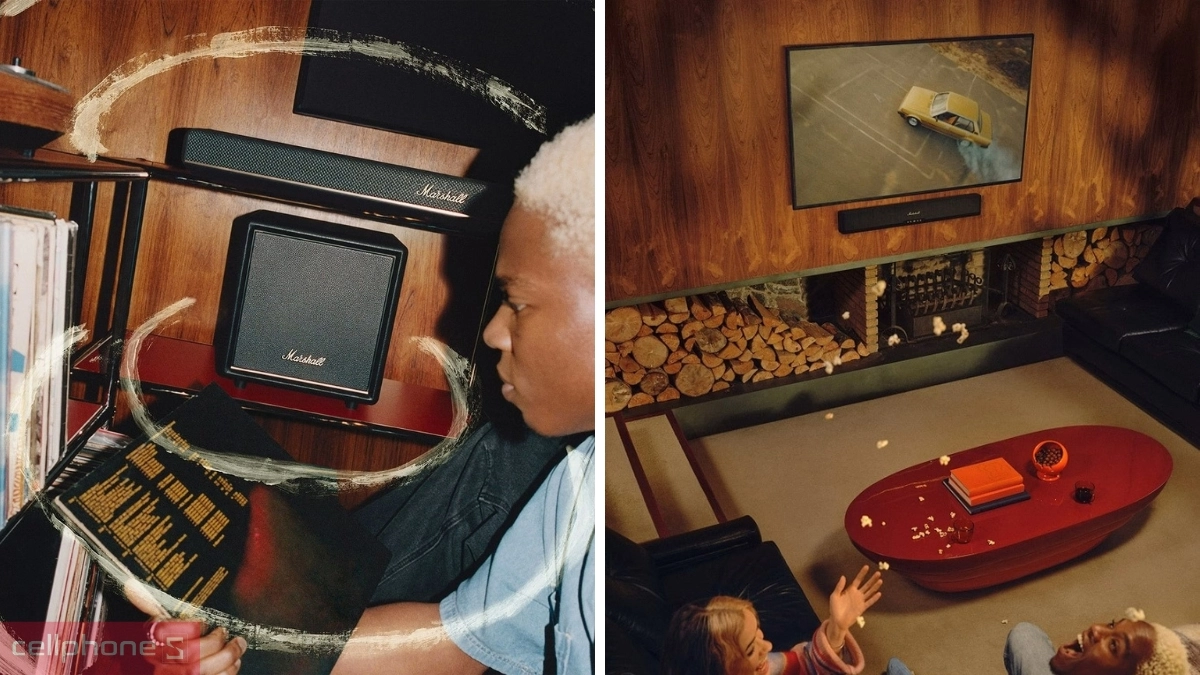 Cổng kết nối loa Soundbar Marshall Heston 60