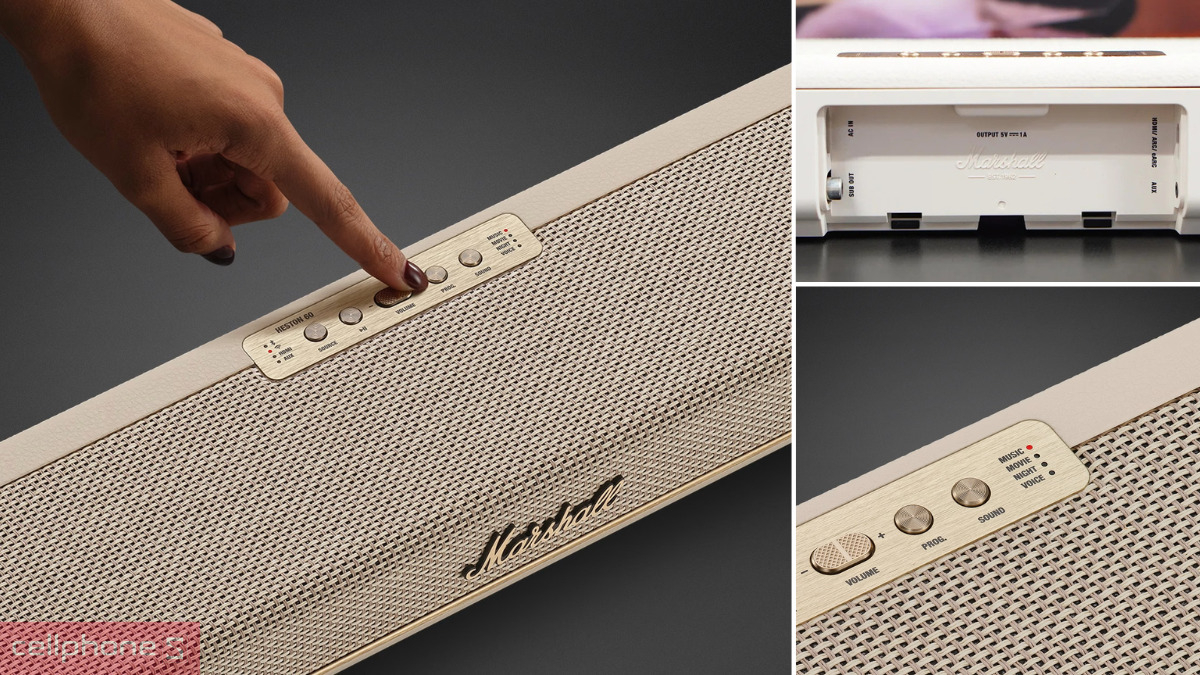 Tối ưu hiệu năng loa Soundbar Marshall Heston 60