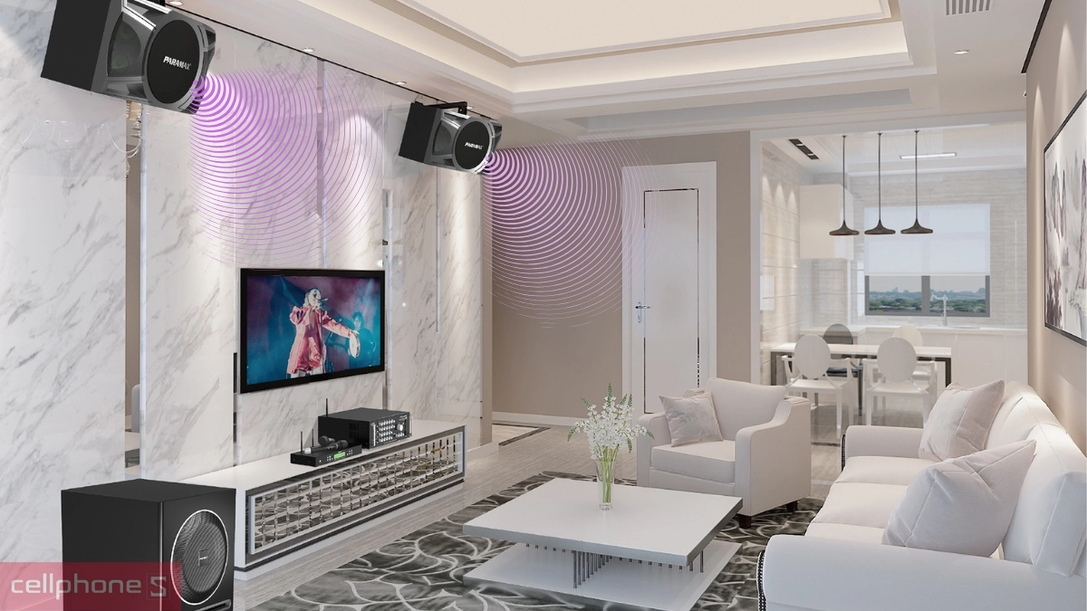 Loa cấu trúc 3 đường tiếng với 5 thành phần