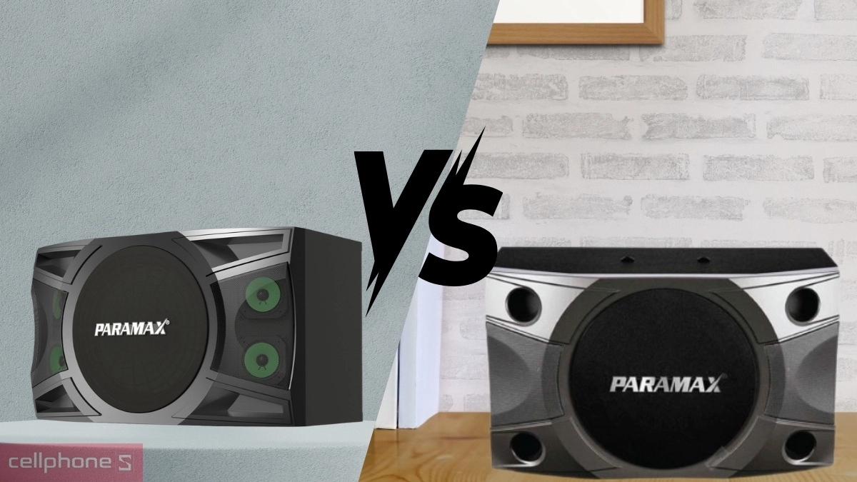 So sánh loa karaoke Paramax P-1000 với Paramax P-900