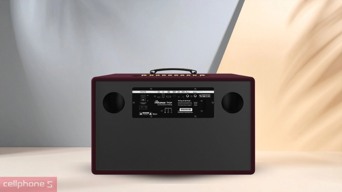 Kết nối loa karaoke xách tay PARAMAX Saga