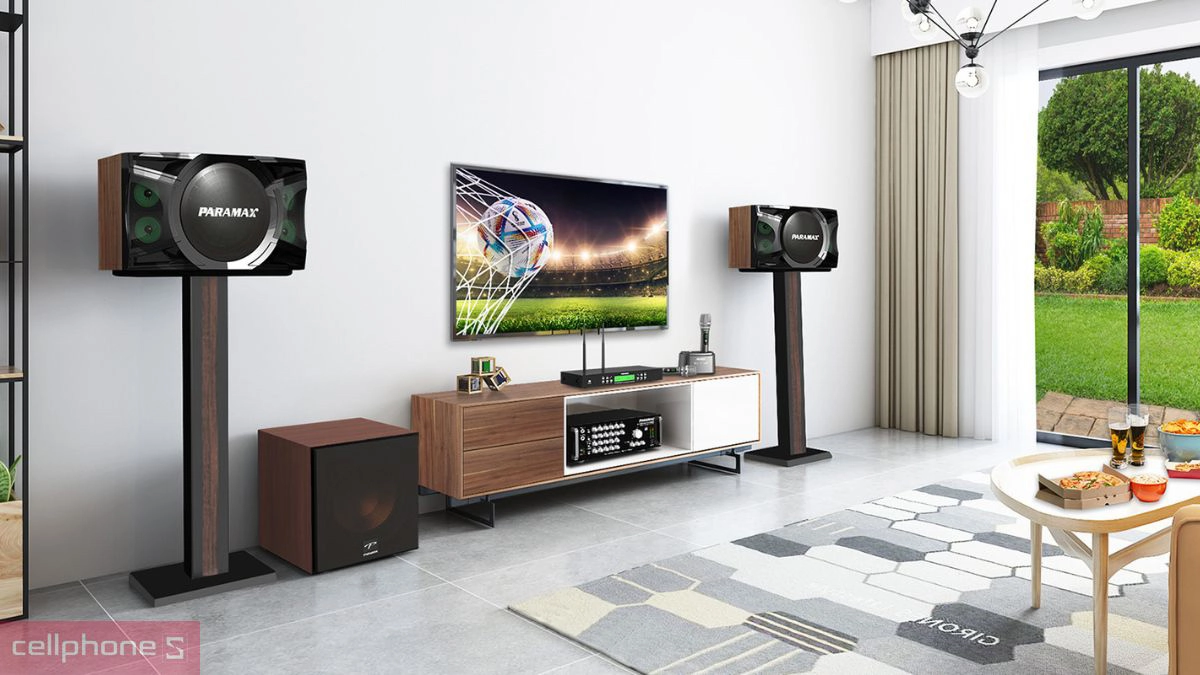 Điều khiển loa siêu trầm Paramax 12 inch sub-E30