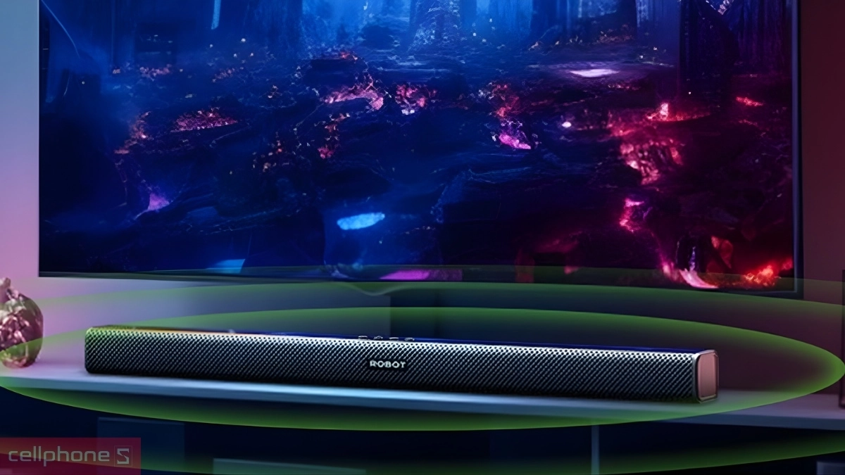 Thiết kế loa thanh Soundbar Robot RB590 10W