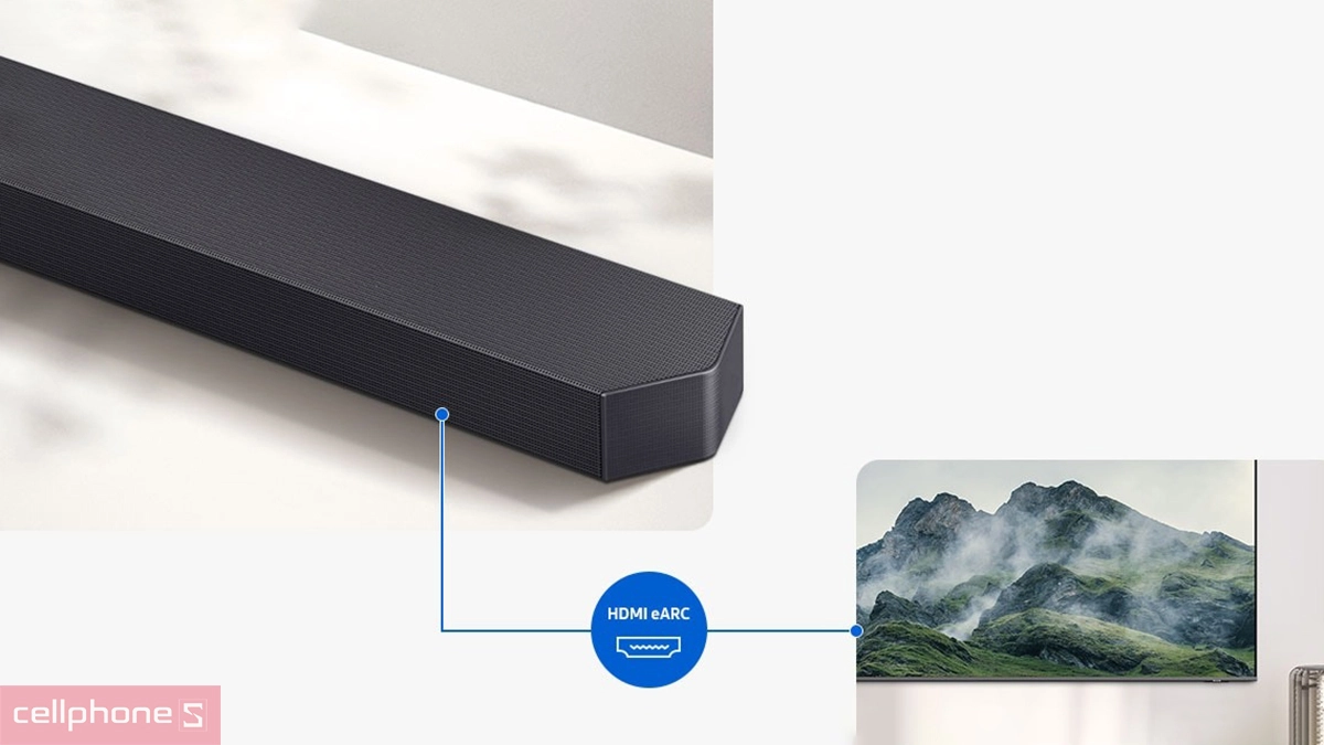 Các tính năng tiện ích đi kèm của loa thanh Q-SOUNDBAR Samsung Q600F
