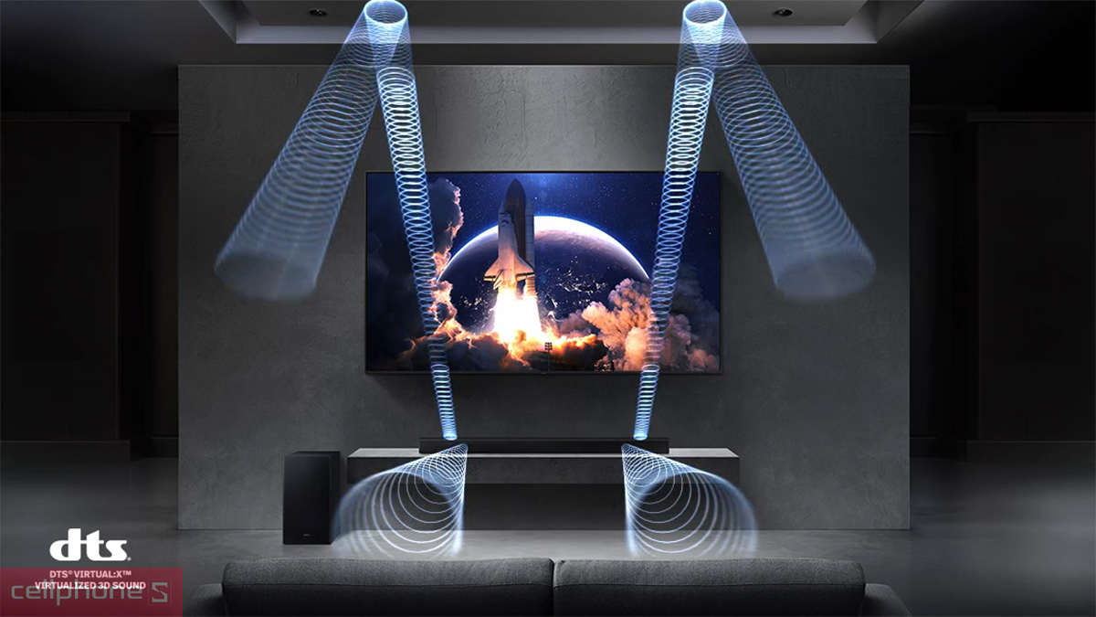 Công suất và khả năng kết nối của loa thanh Q-SOUNDBAR Samsung Q600F