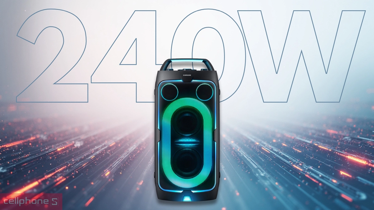 Công suất Loa tháp Samsung MX-ST50F 240W Party Audio
