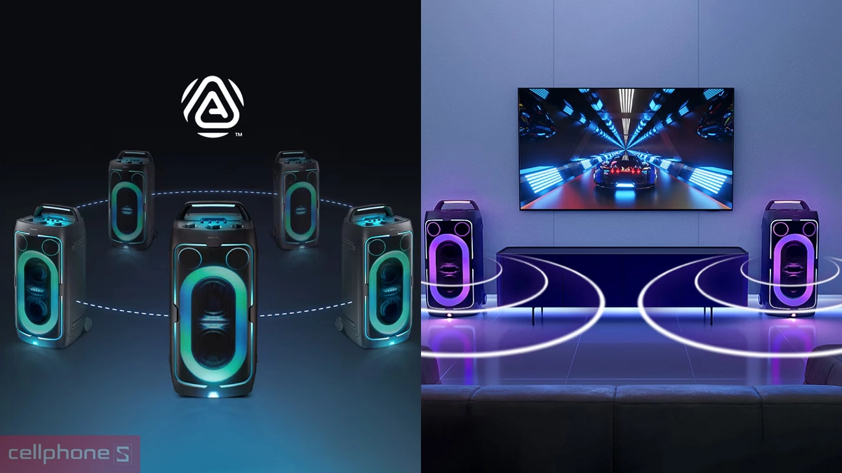 Khả năng kết nối Loa tháp Samsung MX-ST50F 240W Party Audio