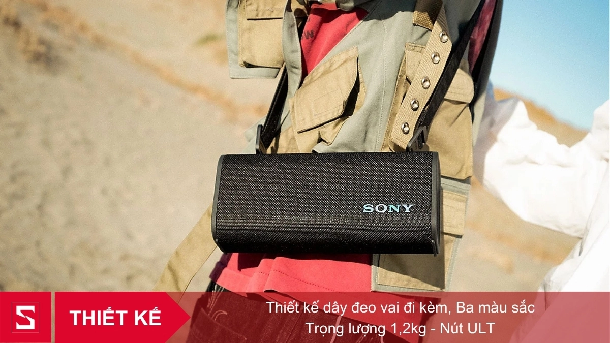 Thiết kế loa Bluetooth Sony ULT Field 3