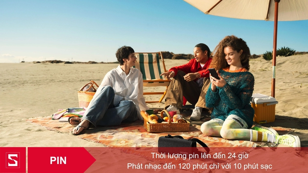 Thời lượng pin của loa Bluetooth Sony ULT Field 3