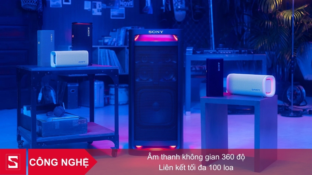 Công nghệ âm thanh không gian 360, kết nối đa dạng