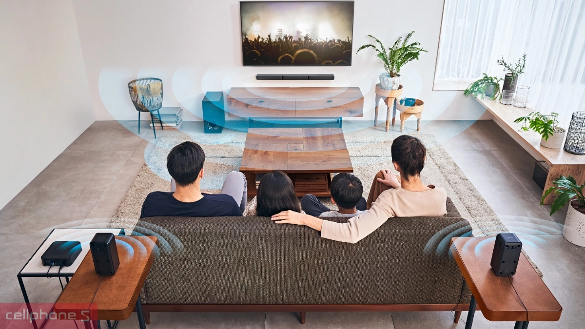 Thiết kế loa Soundbar Sony HT-S40R