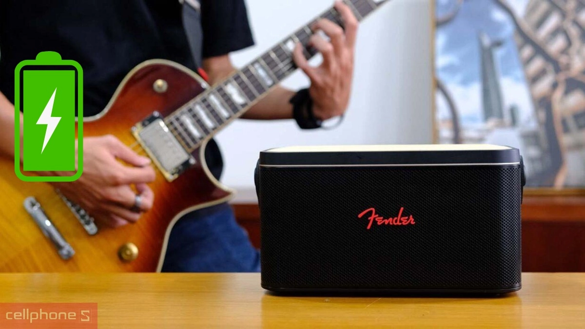 Loa Bluetooth Fender Riff được trang bị pin dung lượng cao