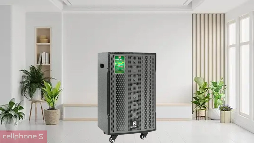 Thời lượng pin loa kéo Karaoke Nanomax S-820