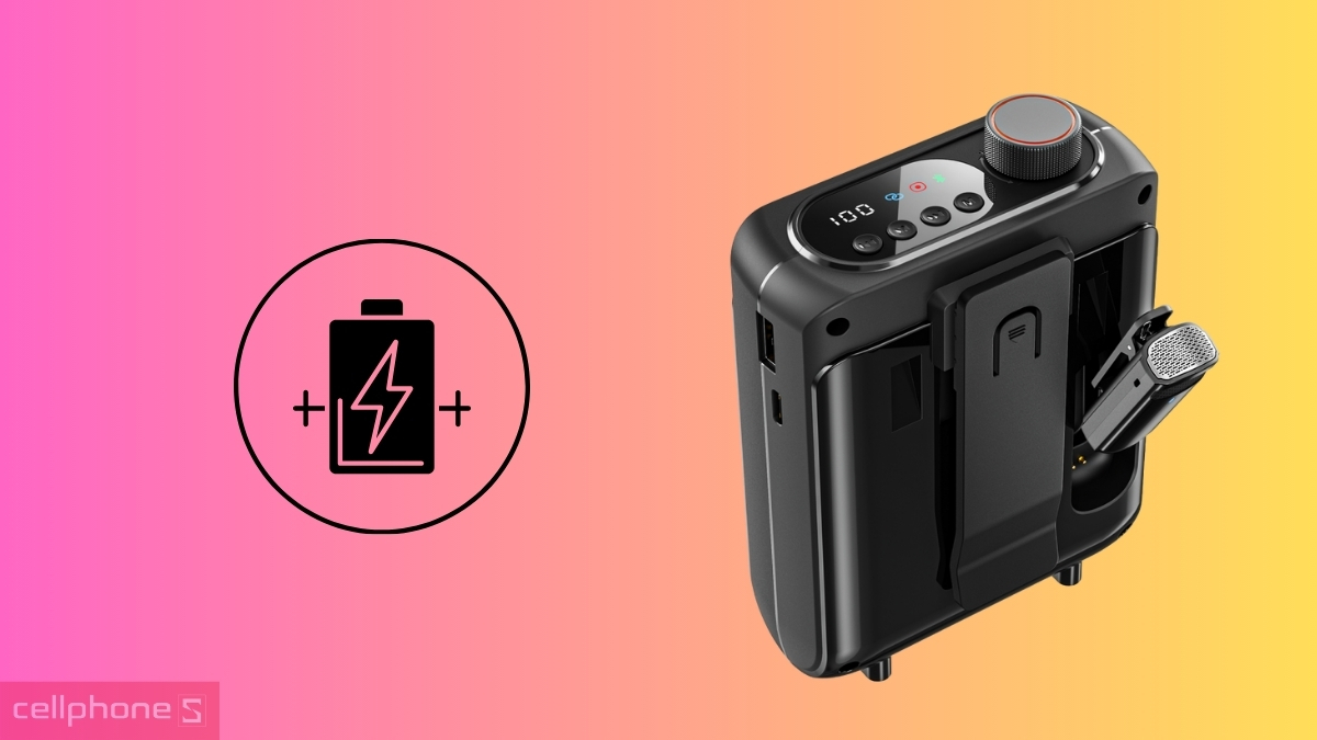 Chọn mua loa trợ giảng theo dung lượng pin