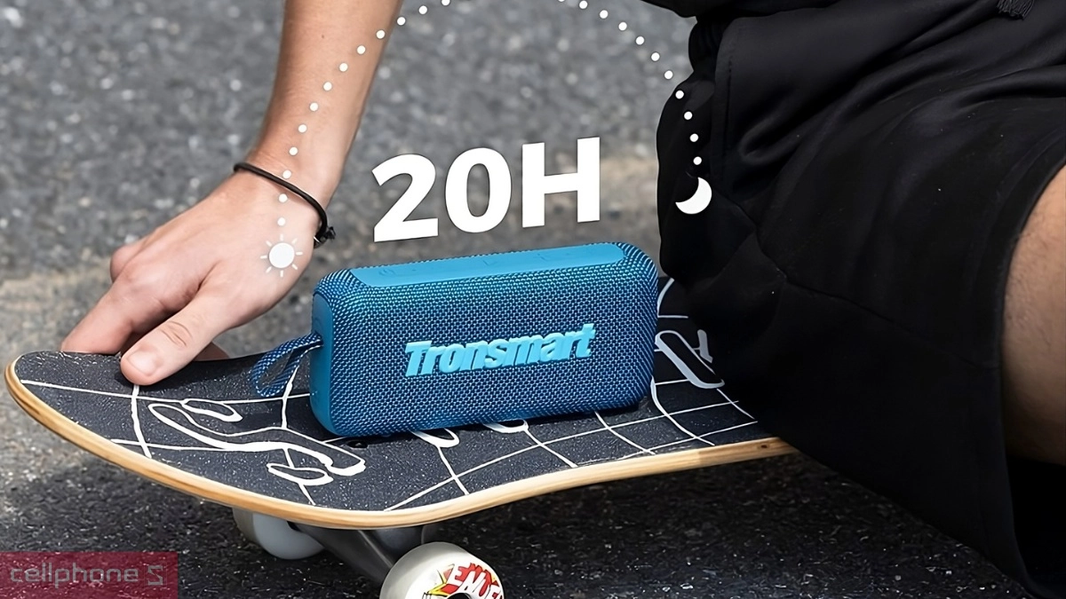 Thời lượng pin, khả năng kháng nước của loa Bluetooth Tronsmart Trip 2 10W