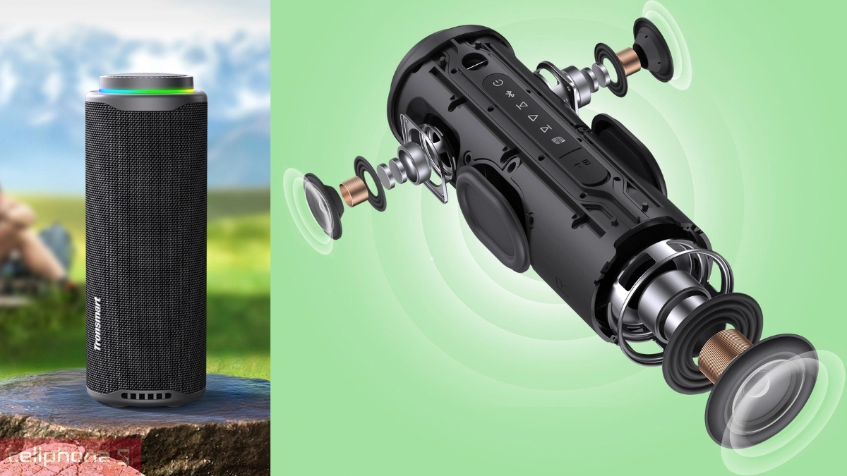 Loa Tronsmart T8 40W Portable Outdoor có công suất ấn tượng đến 40W