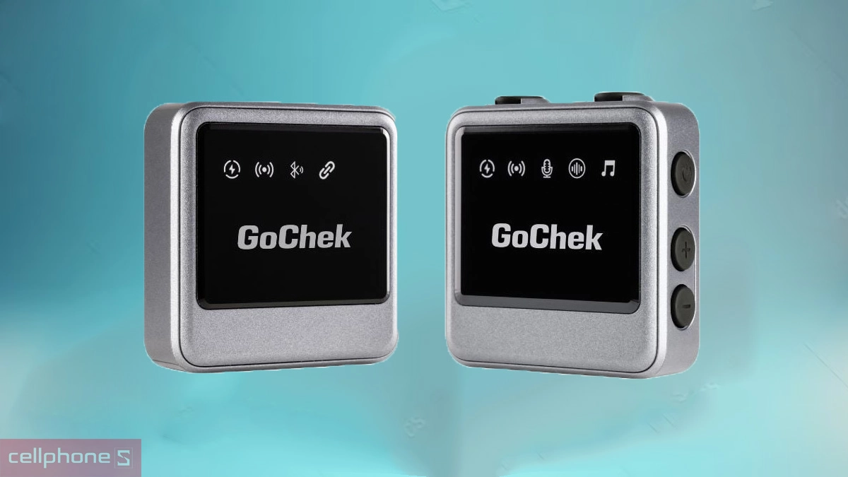 Dung lượng pin microphone thu âm không dây Gochek Ultra Plus D