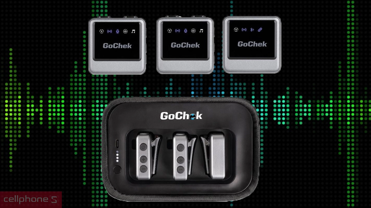 Bộ xử lý microphone thu âm không dây Gochek Ultra Plus D