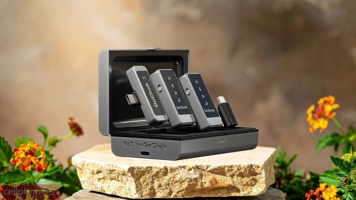 Kết nối Microphone thu âm không dây Gochek Ultra S24 S2402