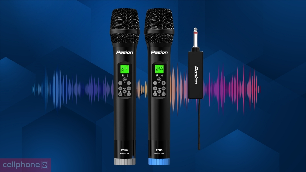 Thiết kế micro không dây Paramax Pasion Echo