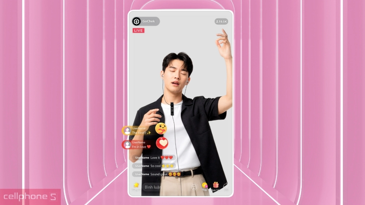 Khả năng kết nối, tương thích của microphone thu âm không dây Gochek LivePro G1