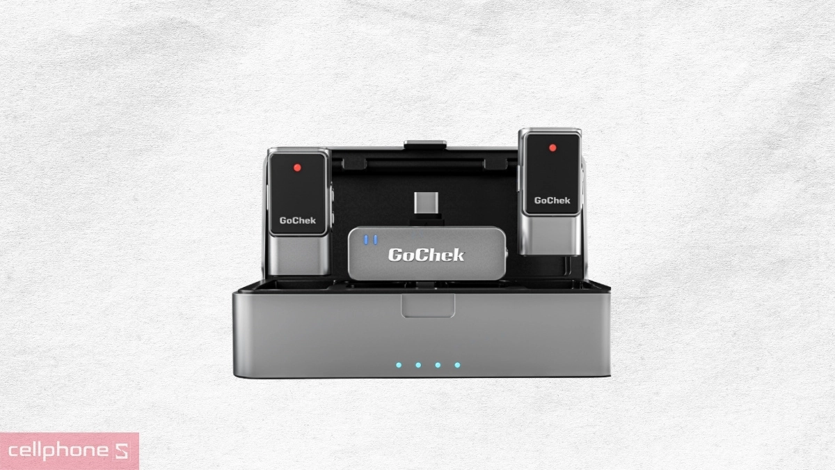 Thời lượng pin microphone thu âm không dây Gochek Ultra S25 S2503