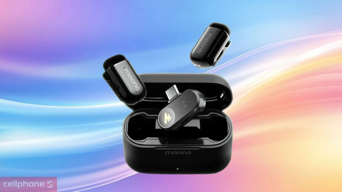 Khả năng khử ồn, tạo hiệu ứng âm thanh độc đáo của microphone thu âm không dây Maono WM622 PBC2 (Type-C và Lightning)