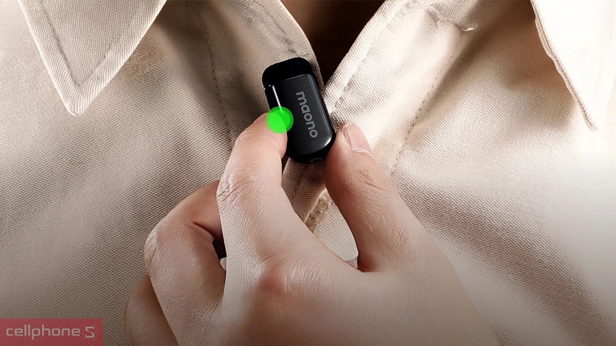 Thiết kế Microphone thu âm không dây Maono WM622 PC2 (Type-C)