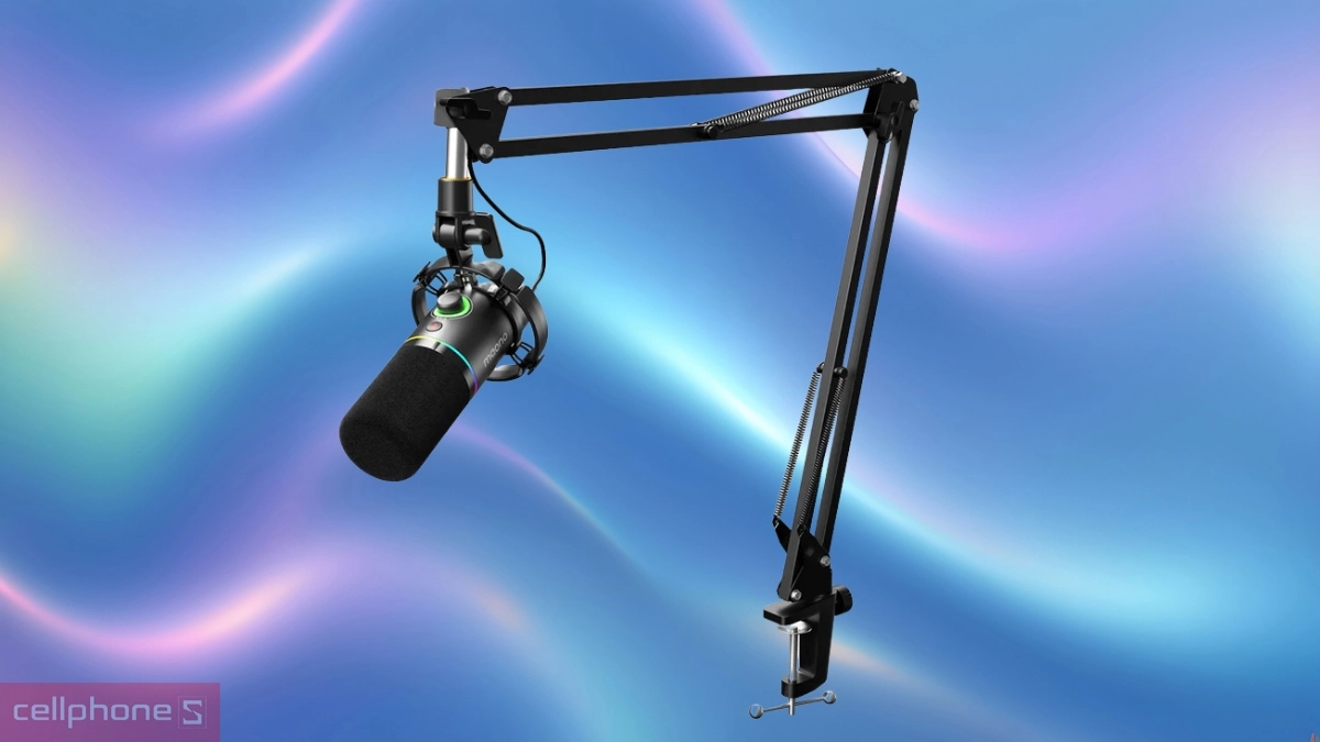 Ánh sáng RGB Microphone thu âm Maono RGB PD200X (gồm giá đỡ)