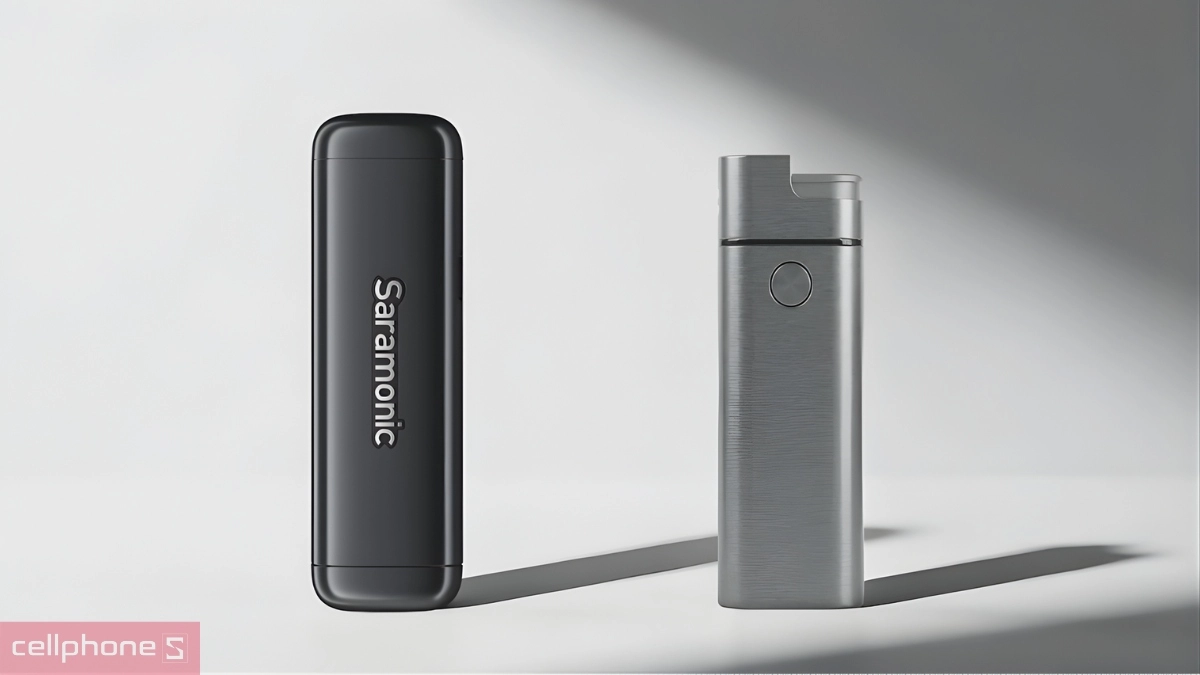 Thiết kế Microphone Saramonic Air SE 2TX 1RX