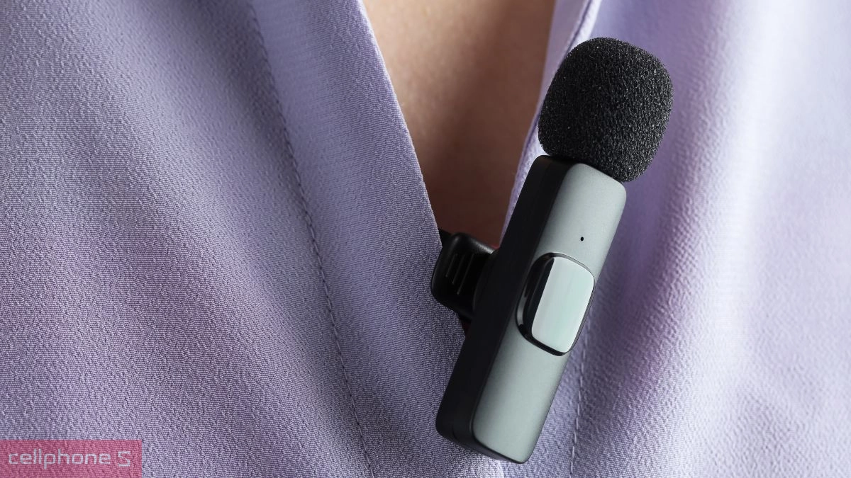 Micro thu âm cài áo không dây