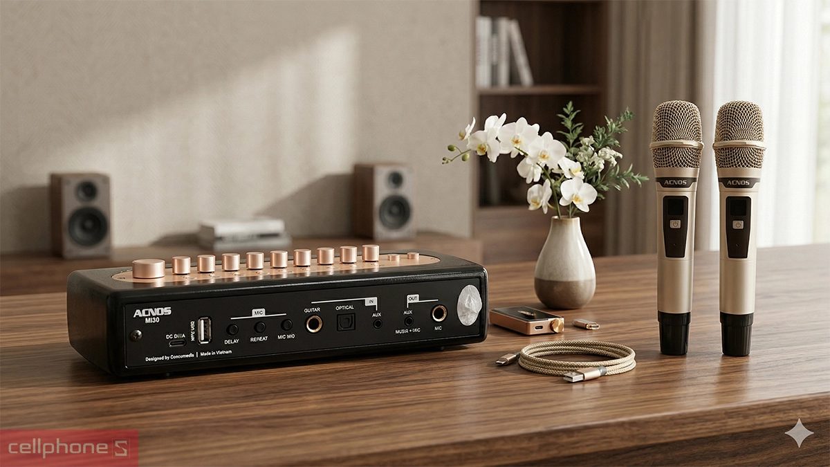 Độ nhạy cao, hỗ trợ giọng hát yếu và hụt hơi