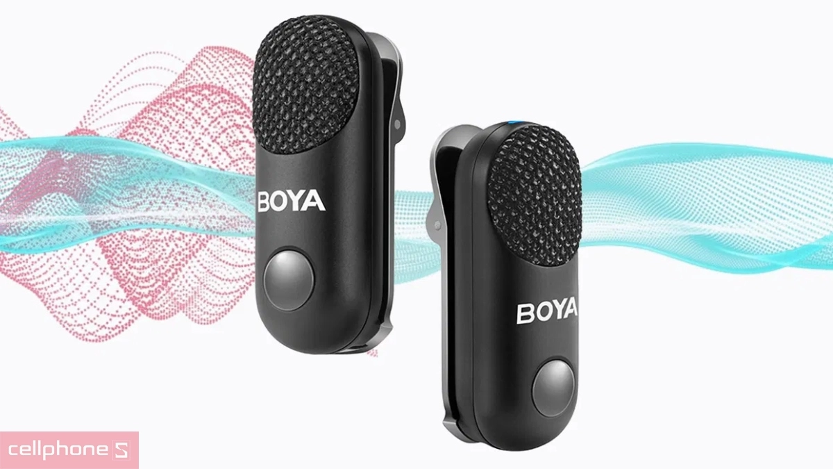 Khử ồn mic không dây Boya Magic 07 1TX 1RX