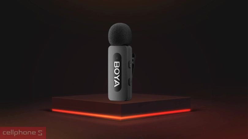 Khả năng thu âm trên microphone không dây Boya BY-V1