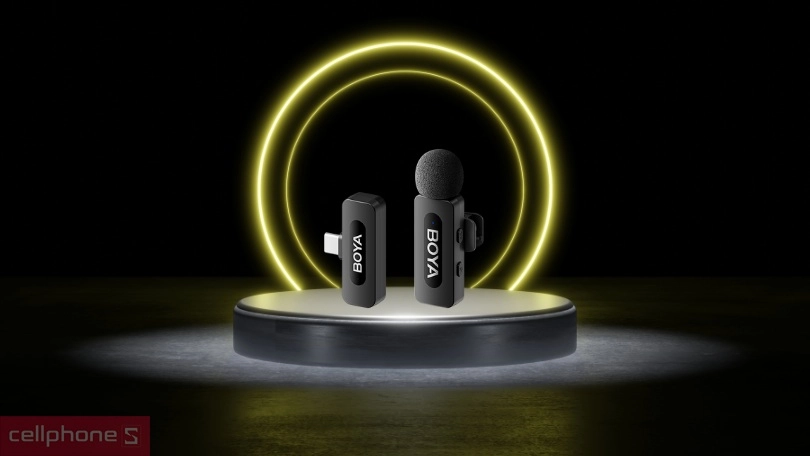 Thiết kế microphone không dây Boya BY-V10
