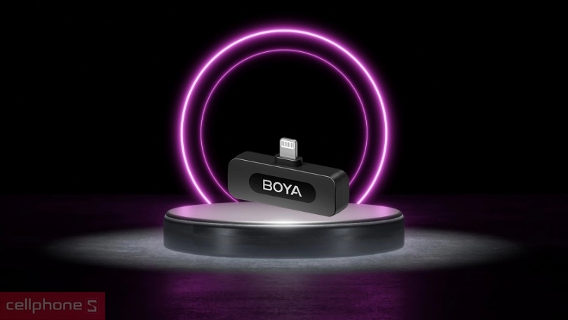 Thiết kế microphone không dây BOYA BY-V2