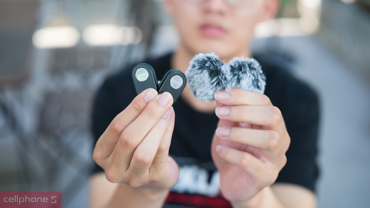 Khả năng khử tạp âm của microphone thu âm Boya Link 3 ( 2TX + 1RX + Lightning, Type-C Adapter)