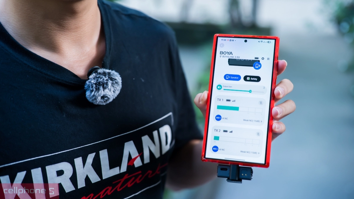 Khả năng kết nối của microphone thu âm Boya Link 3 ( 2TX + 1RX + Lightning, Type-C Adapter)